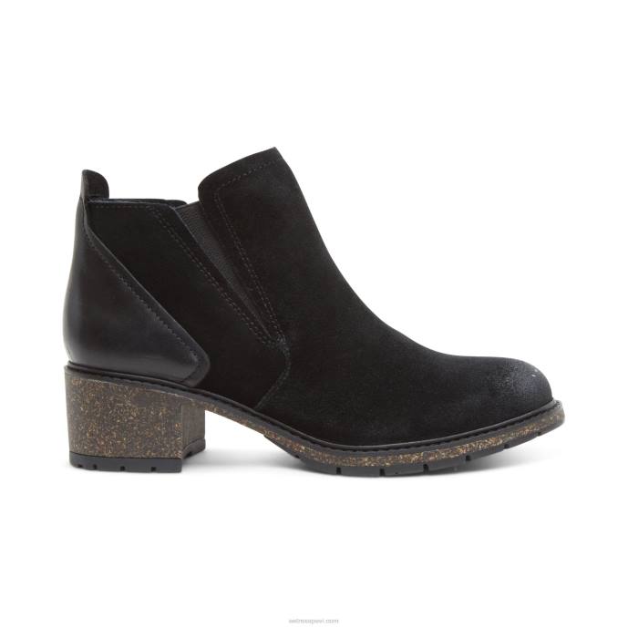 sievietes Aetrex frankijs zābaks LHF678 melns