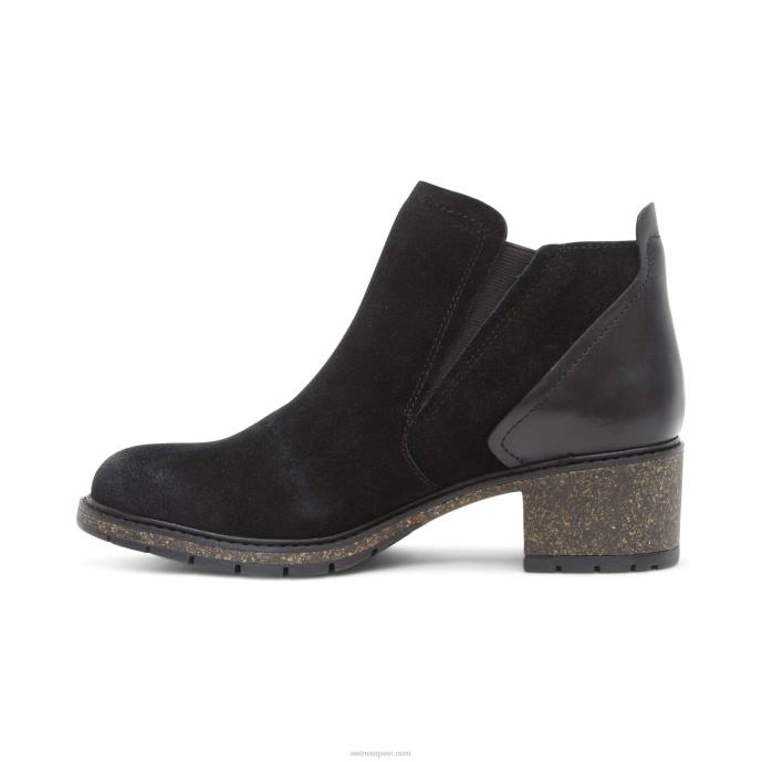 sievietes Aetrex frankijs zābaks LHF678 melns