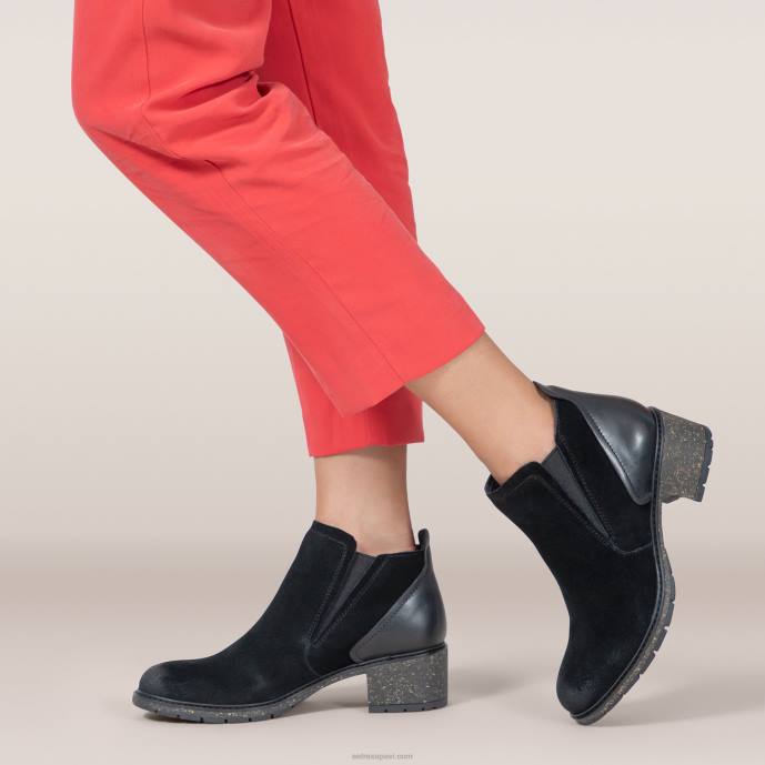 sievietes Aetrex frankijs zābaks LHF678 melns