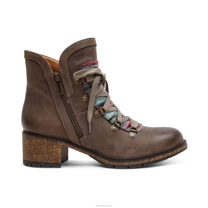 sievietes Aetrex joleen arch atbalsta zābaks LHF6151 tumši taupe