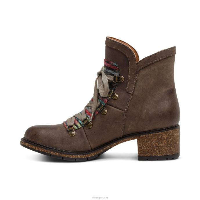 sievietes Aetrex joleen arch atbalsta zābaks LHF6151 tumši taupe