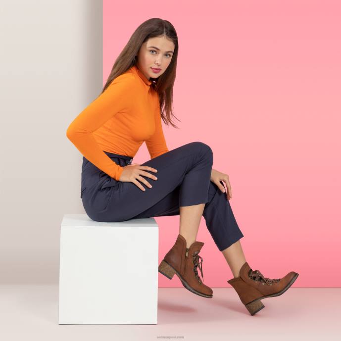sievietes Aetrex joleen arch atbalsta zābaks LHF672 karameļu kafejnīca