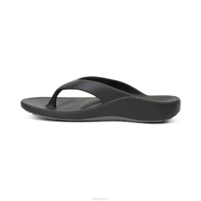 vīriešiem Aetrex maui ortozes flips LHF6325 melns